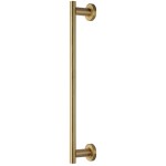 M Marcus Heritage Brass 19mm Bar Door Pull Handle with base 489mm length